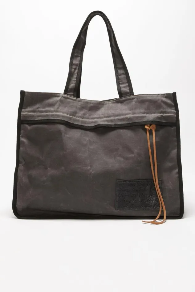 Acne Studios Tote Bag Greyblack Men Bags