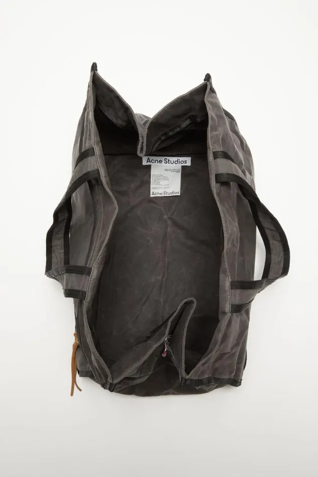 Acne Studios Tote Bag Greyblack Men Bags Acne Studios Tote Bag Greyblack Men Bags