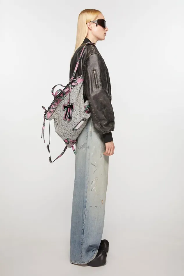 Acne Studios Tote Bag Light Bluepink Women Bags