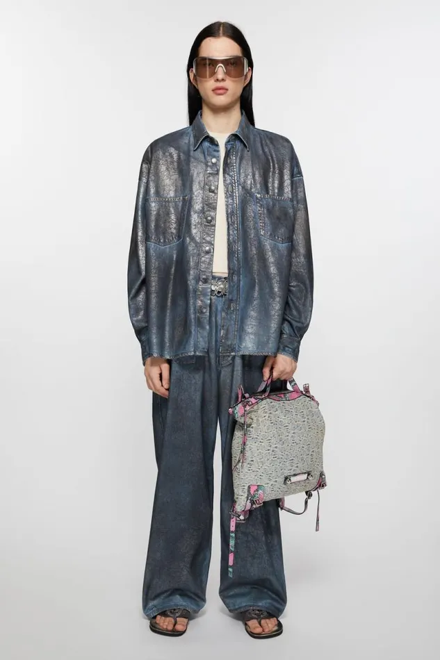 Acne Studios Tote Bag Light Bluepink Women Bags