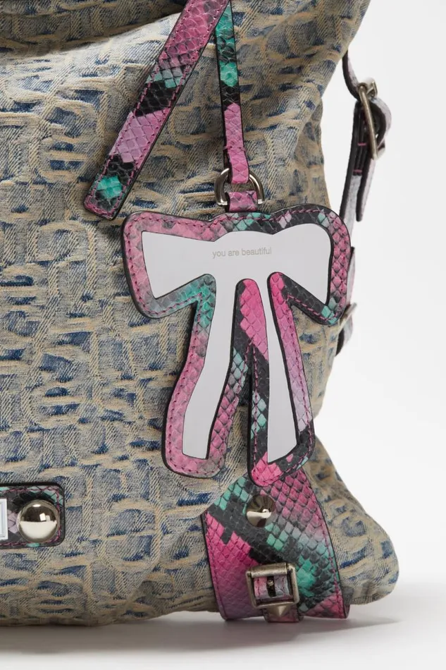 Acne Studios Tote Bag Light Bluepink Women Bags