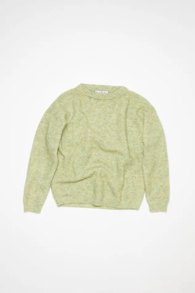 Acne Studios Wool Mohair Jumper Pistachio Green Women Knitwear