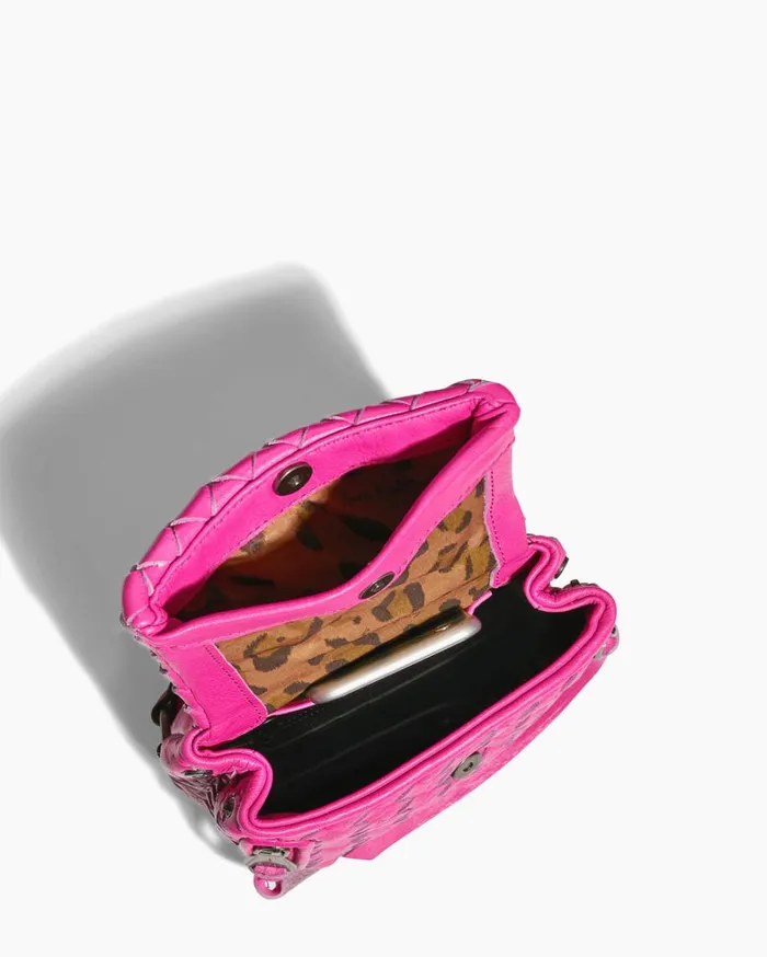 Aimee Kestenberg Backpacks Women Bali Mini Backpack Hot Pink Woven