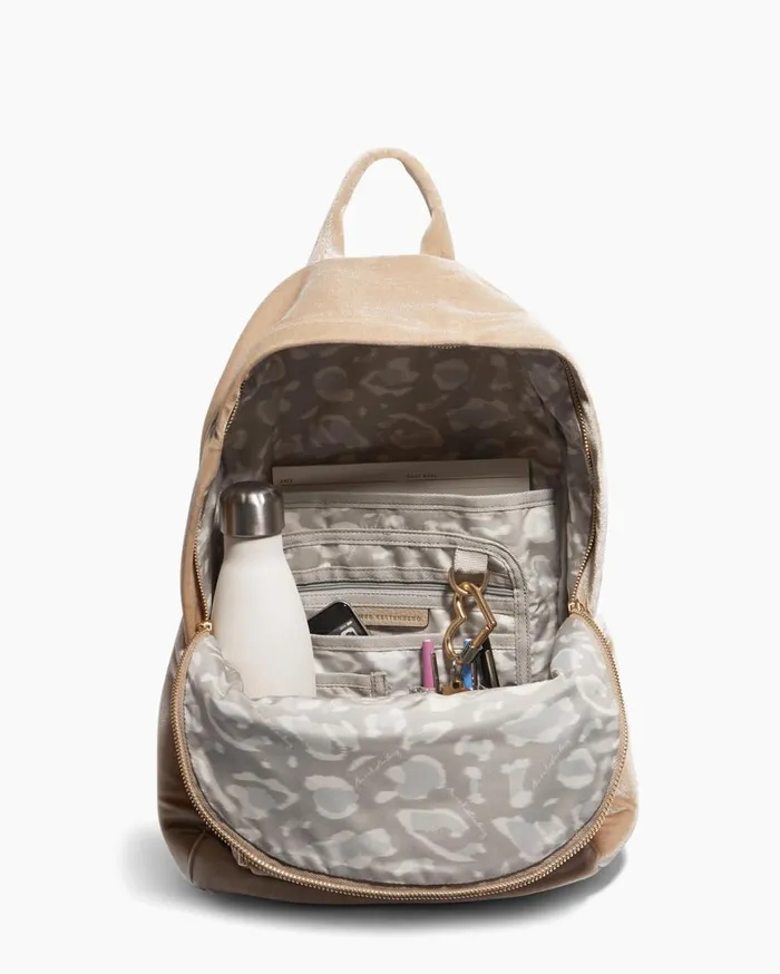 Aimee Kestenberg Backpacks Women Boyfriend Backpack Oat Velvet