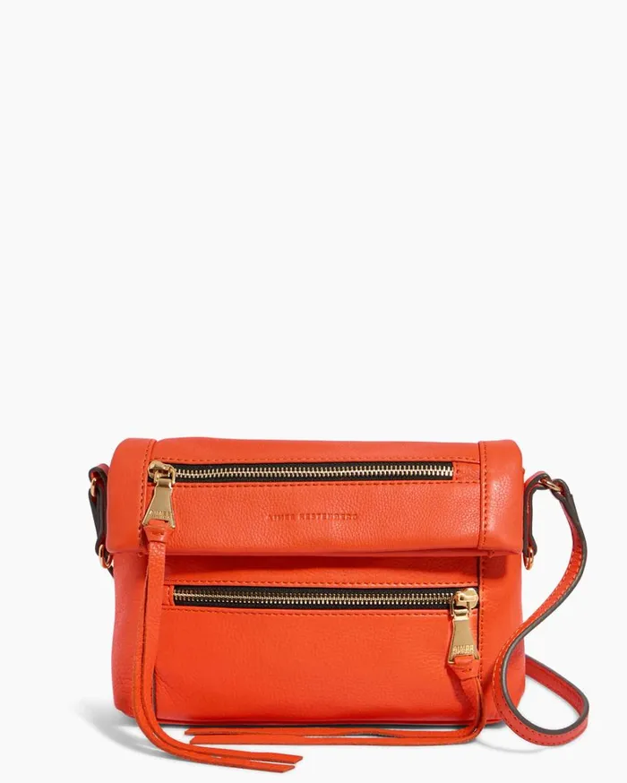Aimee Kestenberg Crossbody Bags Women Crosstown Double Entry Crossbody Flame