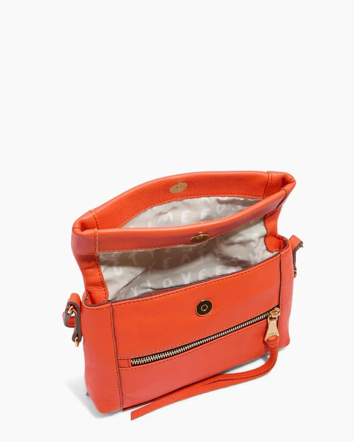 Aimee Kestenberg Crossbody Bags Women Crosstown Double Entry Crossbody Flame