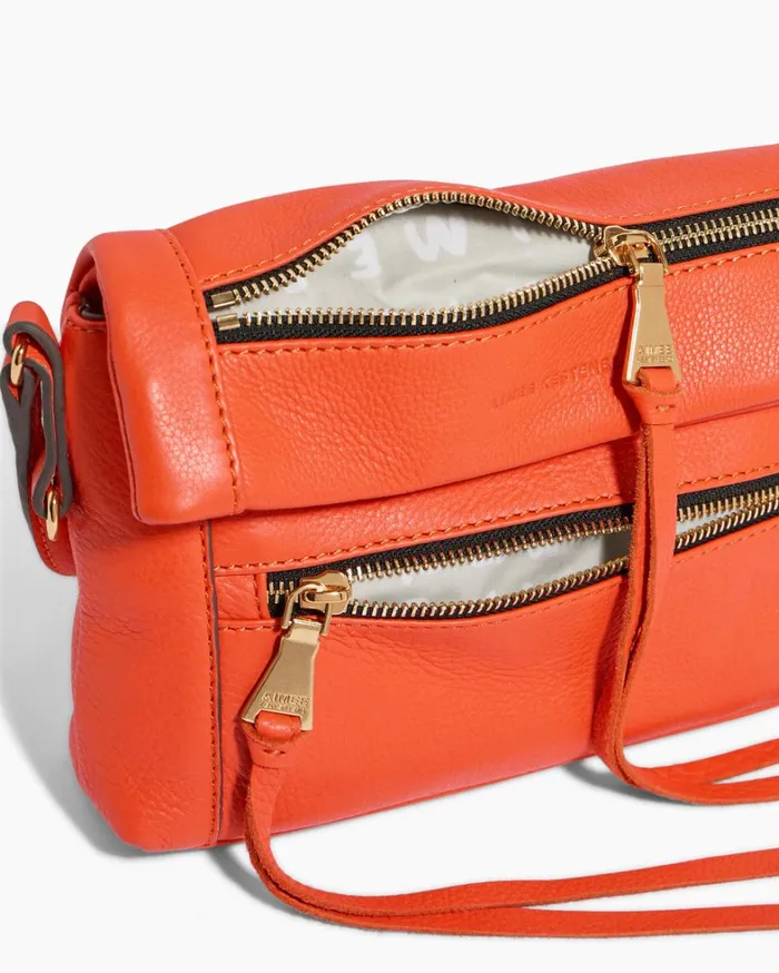 Aimee Kestenberg Crossbody Bags Women Crosstown Double Entry Crossbody Flame