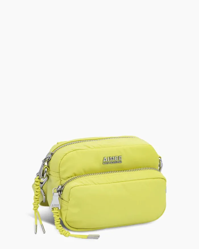 Aimee Kestenberg Crossbody Bags Women Nylon Camera Crossbody Limeade