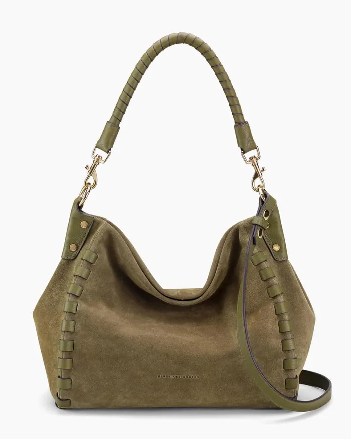 Aimee Kestenberg Hobos Women Zen Hobo Kelp Suede