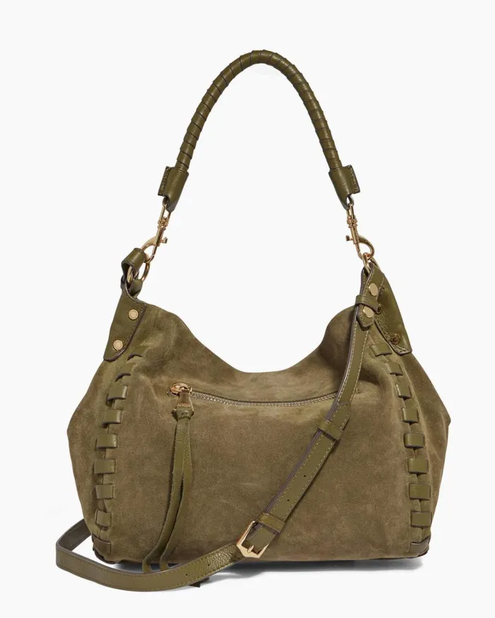 Aimee Kestenberg Hobos Women Zen Hobo Kelp Suede