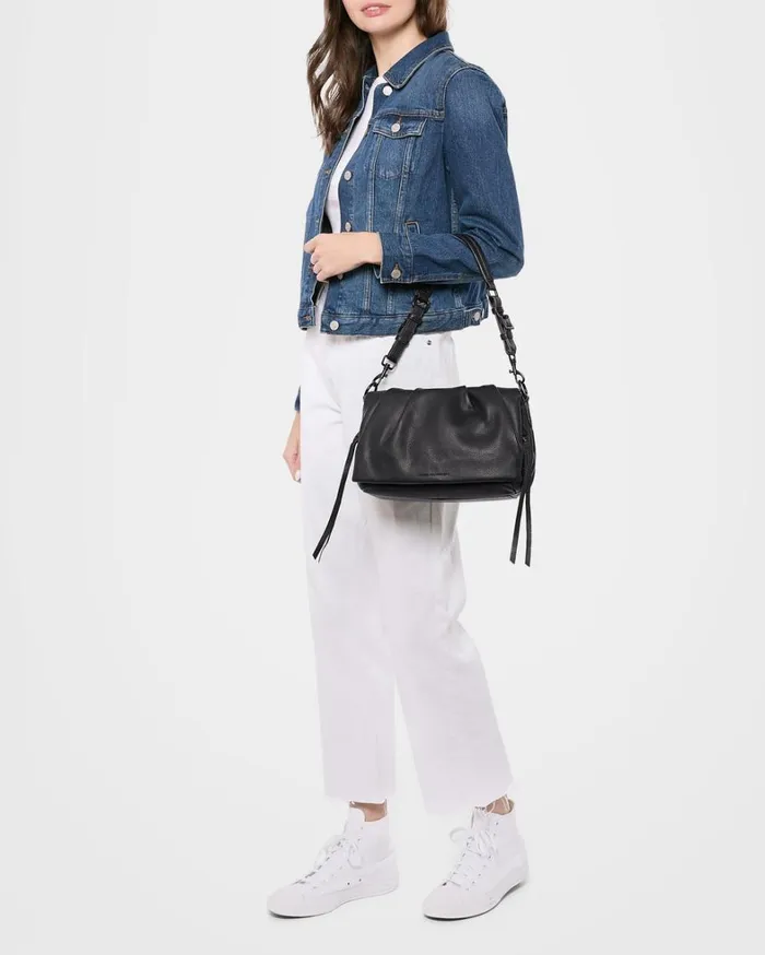 Aimee Kestenberg Satchels Women The Pucker Up Convertible Shoulder Black