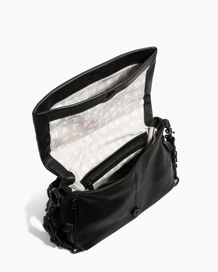 Aimee Kestenberg Satchels Women The Pucker Up Convertible Shoulder Black