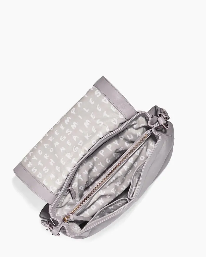 Aimee Kestenberg Shoulder Bags Women Inner Peace Large Convertible Shoulder Silver Fox