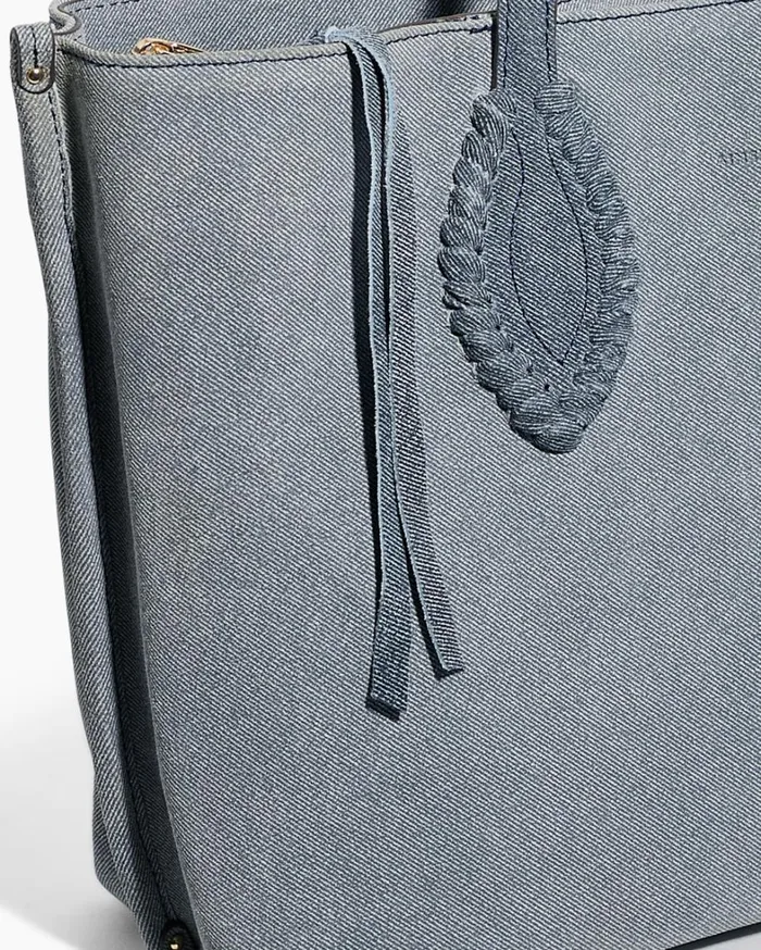 Aimee Kestenberg Tote Bags Women Artisan Work Tote Denim Leather