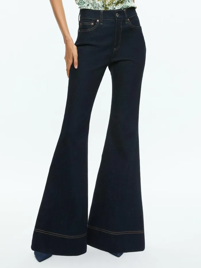 Alice Olivia Dark Rinse Women Matching Sets