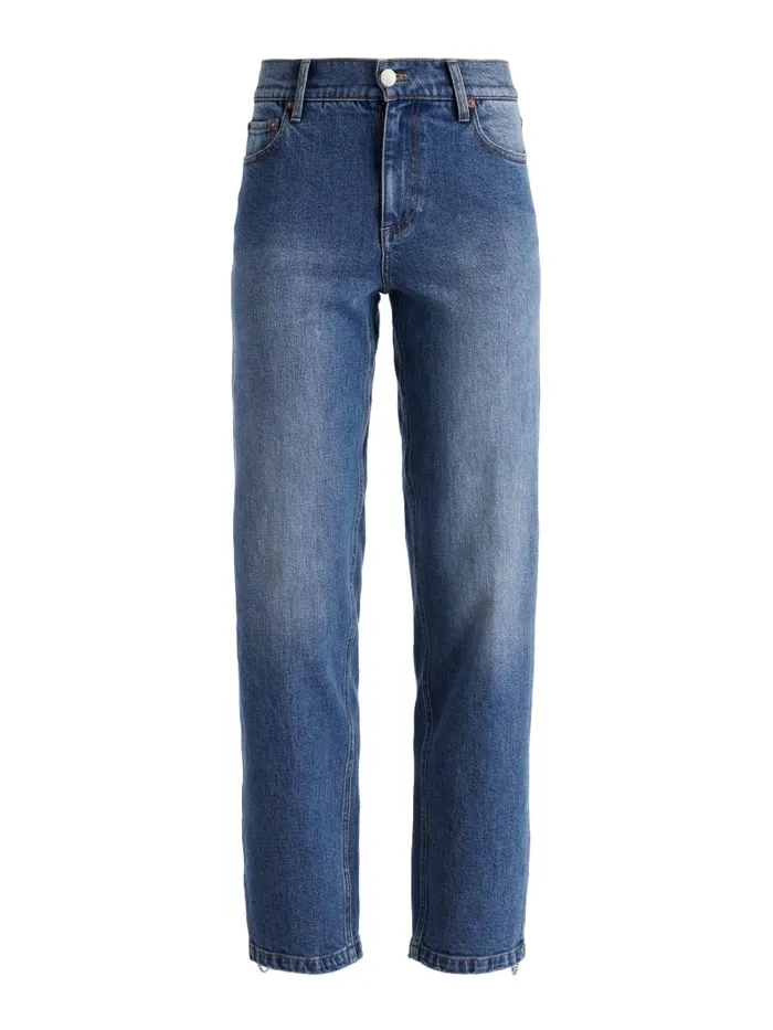 Alice Olivia GAYLE EMBELLISHED SIDE JEAN Brooklyn Blue Women Jeans