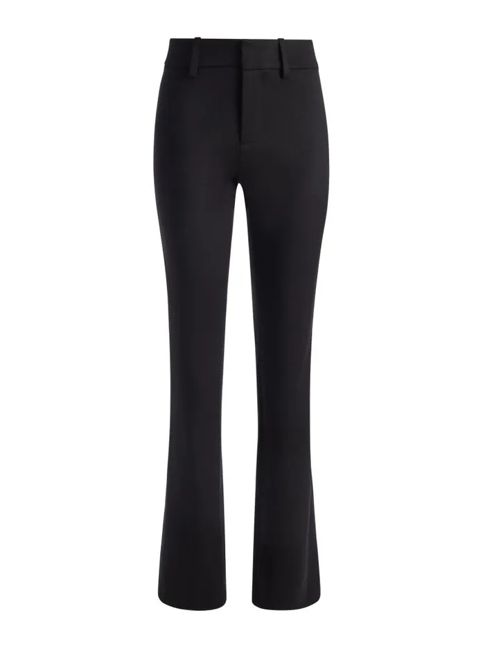 Alice Olivia NEW OLIVIA LOW RISE SLIM FLARE TROUSER Black Women Pants