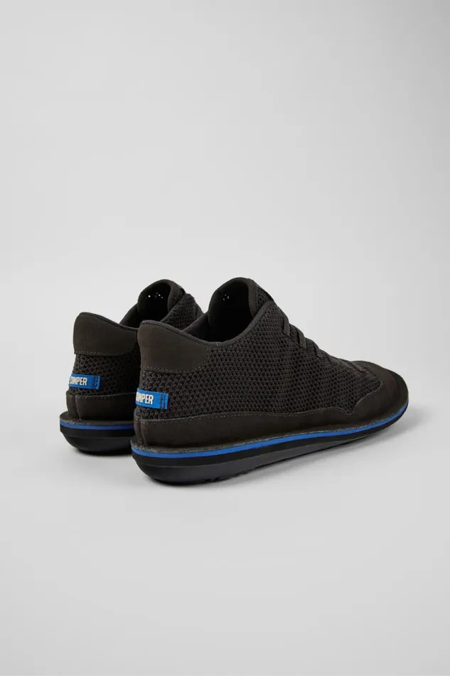 Ankle Boots Men Camper Beetle Gray TextileNubuck Basket Bootie