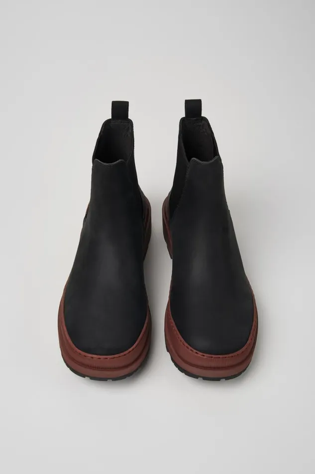 Ankle Boots Men Camper Brutus Trek MICHELIN Black Nubuck Ankle Boots