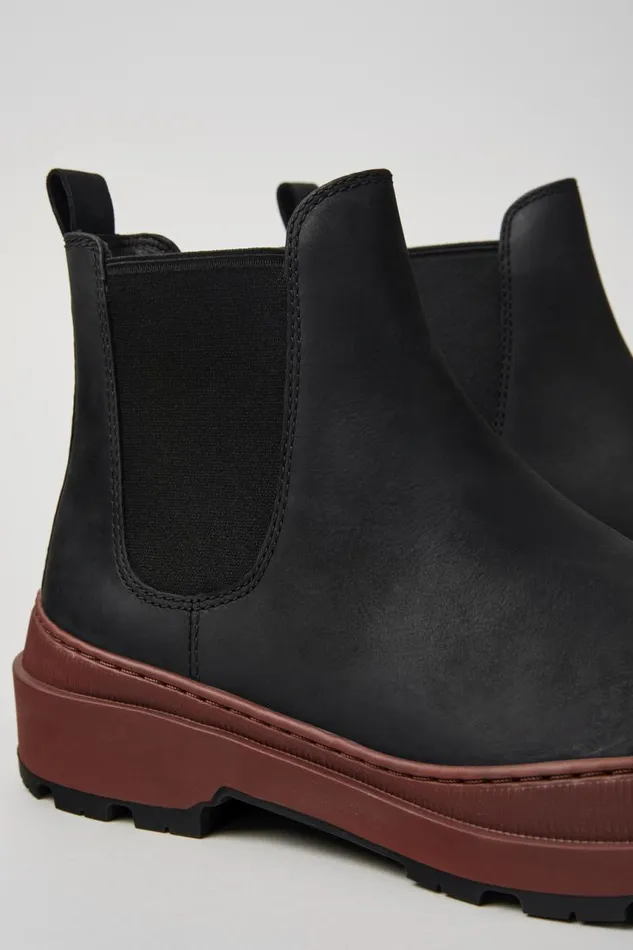 Ankle Boots Men Camper Brutus Trek MICHELIN Black Nubuck Ankle Boots