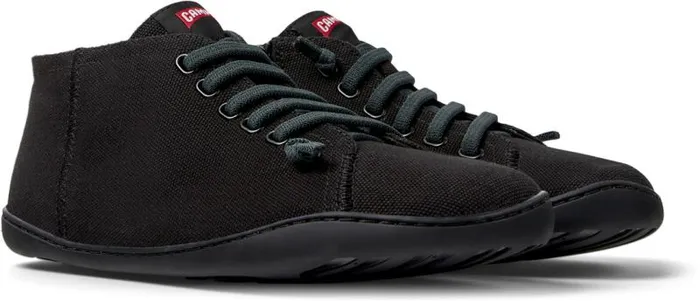 Ankle Boots Men Camper Peu Black Textile Shoes