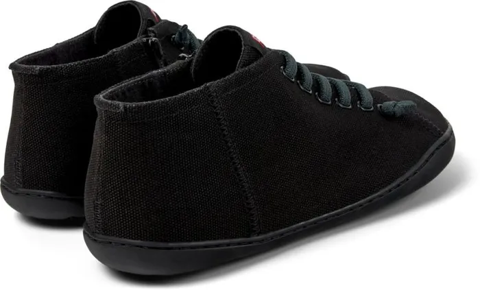 Ankle Boots Men Camper Peu Black Textile Shoes