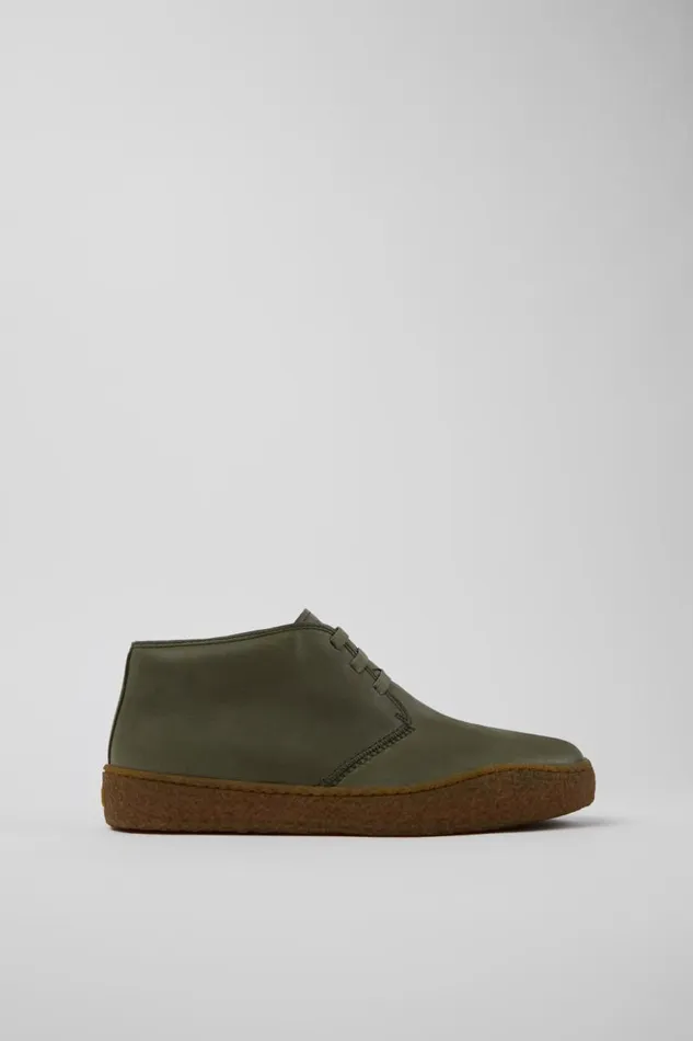Ankle Boots Men Camper Peu Terreno Green Leather Ankle Boots Ankle Boots Men Camper Peu Terreno Green Leather Ankle Boots
