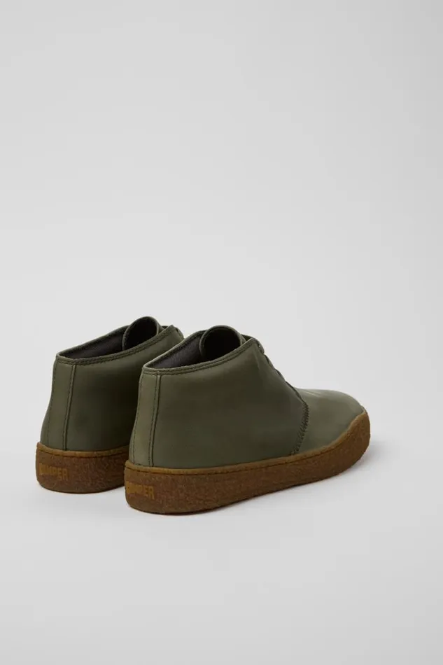 Ankle Boots Men Camper Peu Terreno Green Leather Ankle Boots Ankle Boots Men Camper Peu Terreno Green Leather Ankle Boots
