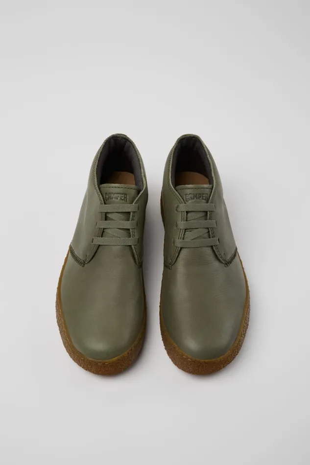 Ankle Boots Men Camper Peu Terreno Green Leather Ankle Boots Ankle Boots Men Camper Peu Terreno Green Leather Ankle Boots
