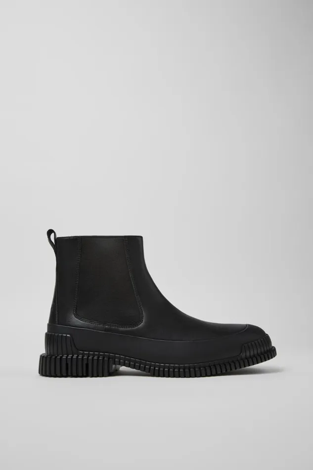 Ankle Boots Men Camper Pix Black Leather Ankle Boots