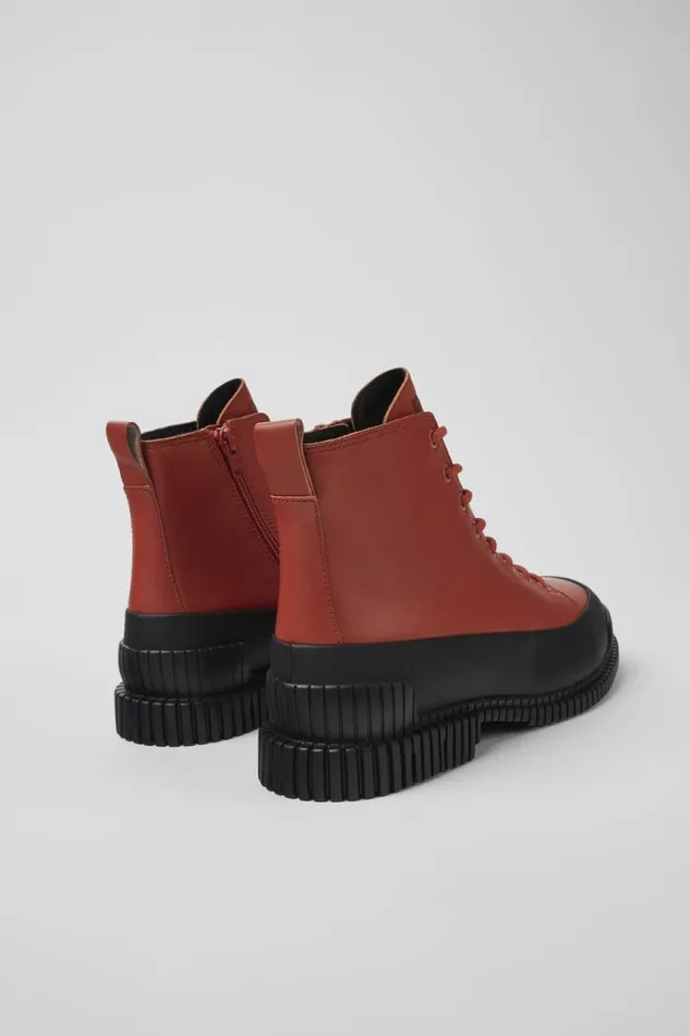 Ankle Boots Men Camper Pix Brown And Black Leather Laceup Boots Ankle Boots Men Camper Pix Brown And Black Leather Laceup Boots