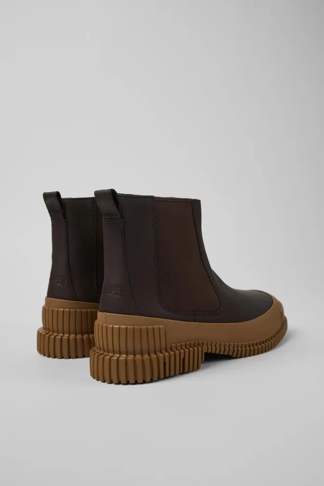 Ankle Boots Men Camper Pix Brown Leather Chelsea Bootie Ankle Boots Men Camper Pix Brown Leather Chelsea Bootie