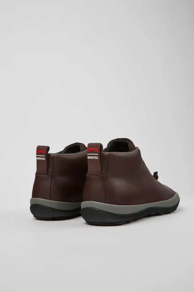 Ankle Boots Women Camper Peu Pista GORETEX Burgundy Leather Sneakers Ankle Boots Women Camper Peu Pista GORETEX Burgundy Leather Sneakers