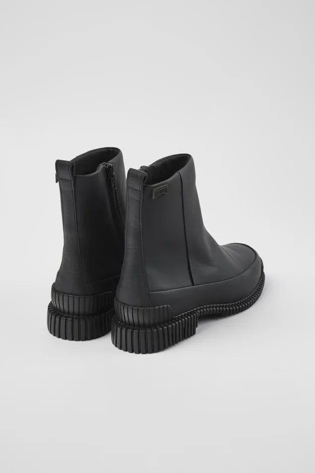 Ankle Boots Women Camper Pix Black Leather Boots