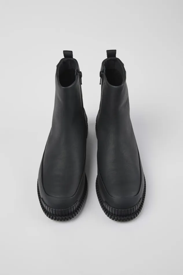 Ankle Boots Women Camper Pix Black Leather Boots