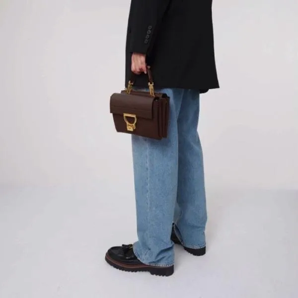 Arlettis Small Fondant Brown Women Coccinelle Top Handle Bag Arlettis Small Fondant Brown Women Coccinelle Top Handle Bag