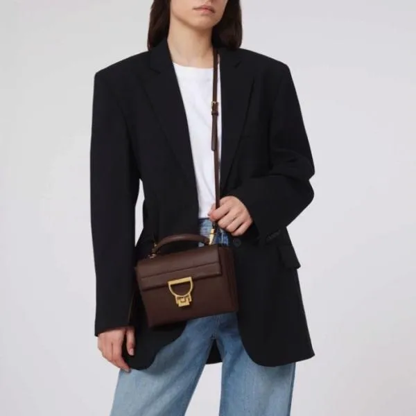 Arlettis Small Fondant Brown Women Coccinelle Top Handle Bag Arlettis Small Fondant Brown Women Coccinelle Top Handle Bag