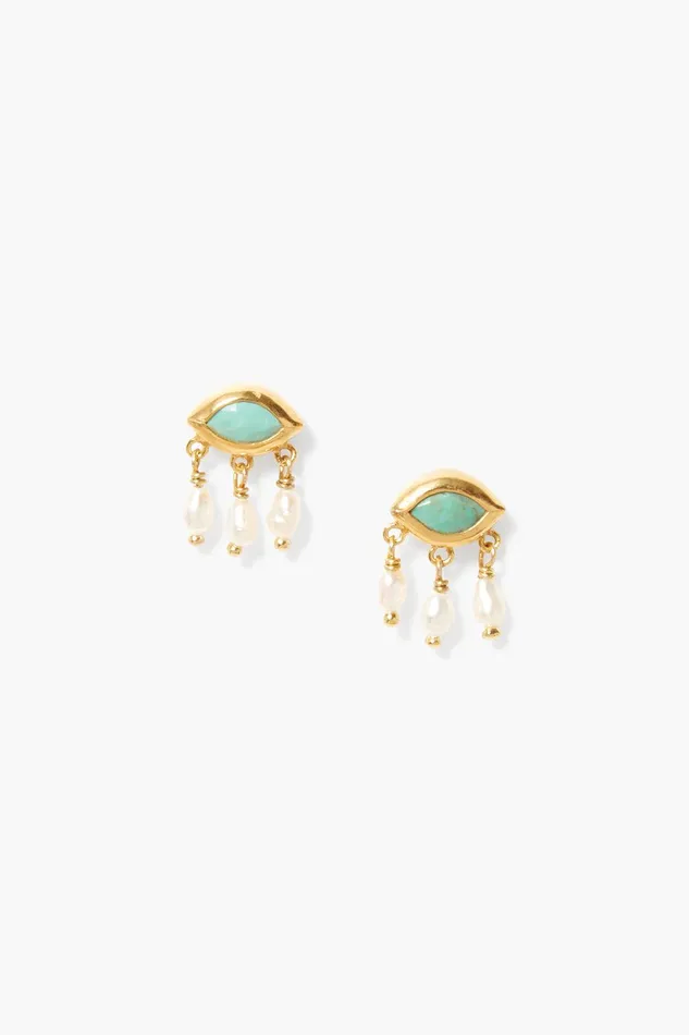 Astrid Evil Eye Earrings Turquoise Mix Women Chan Luu Earrings