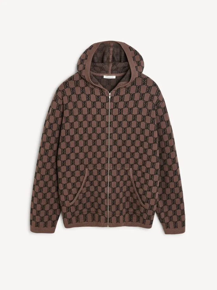 Athleisure Wear Women By Malene Birger Felipa Knitted Hoodie Dark Mahogany Athleisure Wear Women By Malene Birger Felipa Knitted Hoodie Dark Mahogany