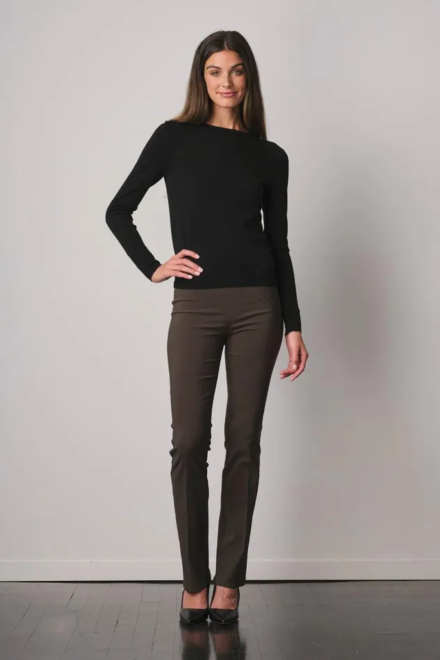 Avenue Montaigne BECCA Signature Dark Green Women Pants