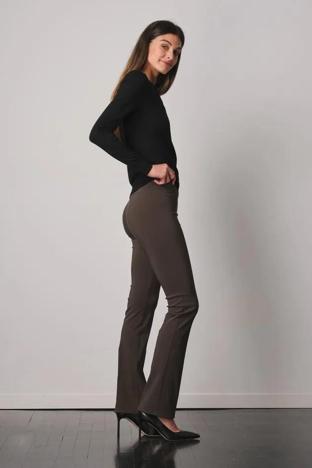 Avenue Montaigne BECCA Signature Dark Green Women Pants