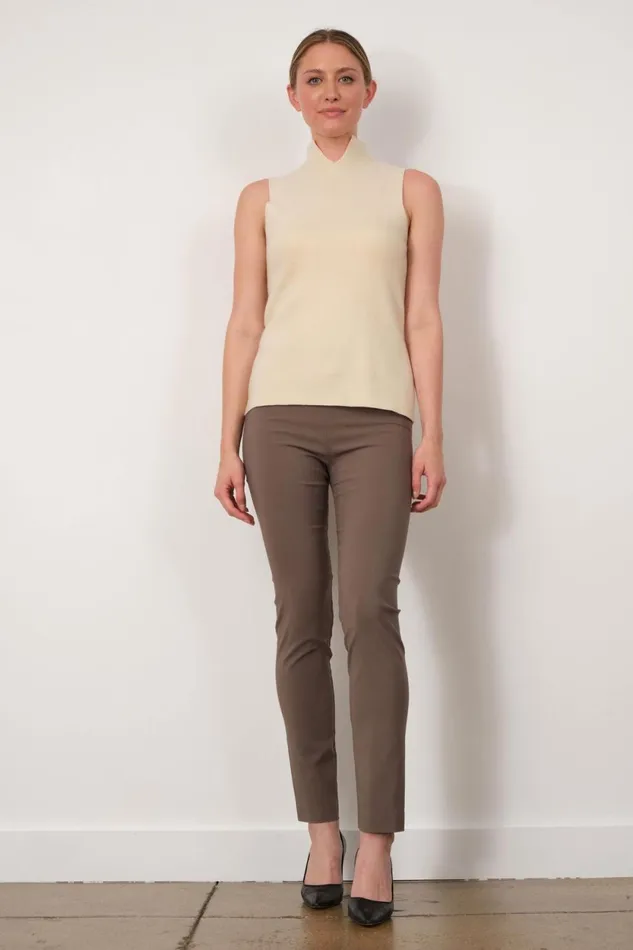 Avenue Montaigne BILLY Signature Taupe Women Pants