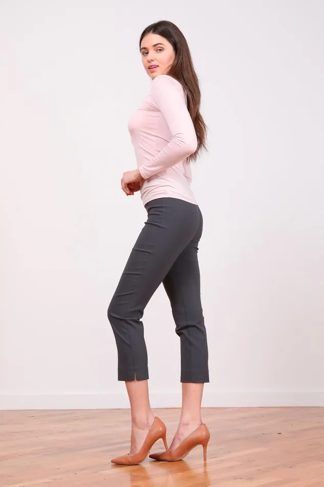 Avenue Montaigne BRIGITTE Signature Grey Women Pants