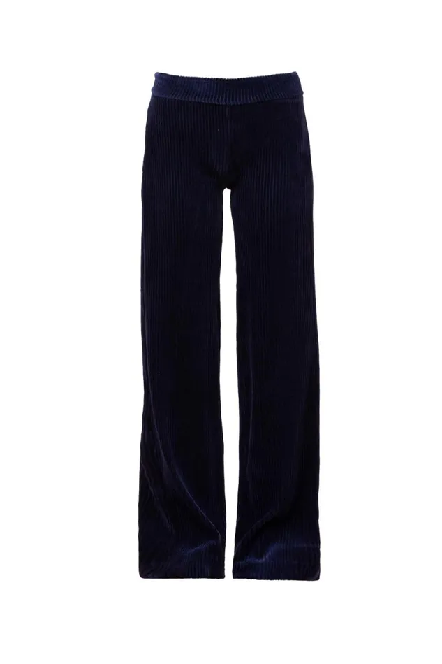 Avenue Montaigne FLAVIA Corduroy Navy Women Pants Avenue Montaigne FLAVIA Corduroy Navy Women Pants