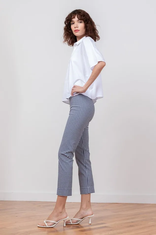 Avenue Montaigne OLIVER Check Sailor Women Pants Avenue Montaigne OLIVER Check Sailor Women Pants