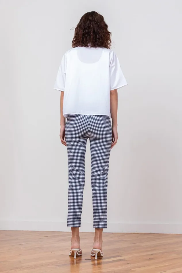 Avenue Montaigne OLIVER Check Sailor Women Pants Avenue Montaigne OLIVER Check Sailor Women Pants