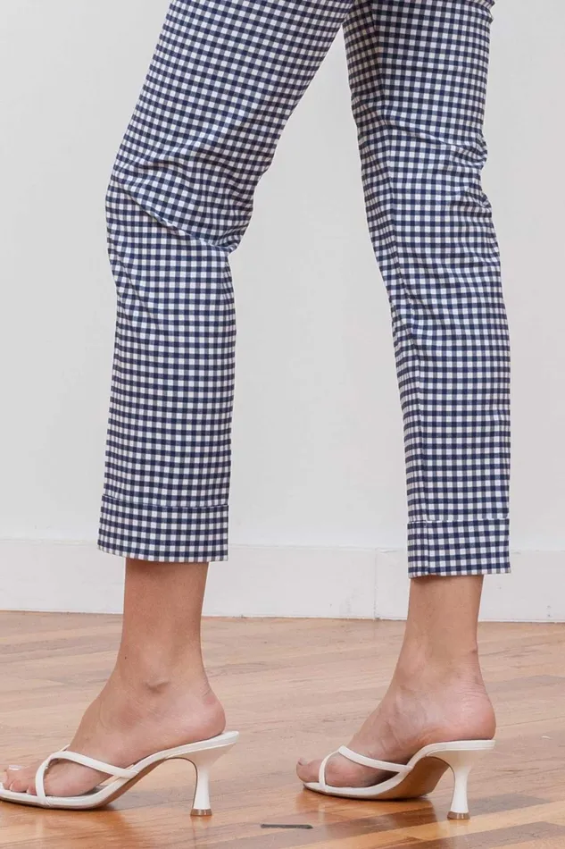 Avenue Montaigne OLIVER Check Sailor Women Pants Avenue Montaigne OLIVER Check Sailor Women Pants