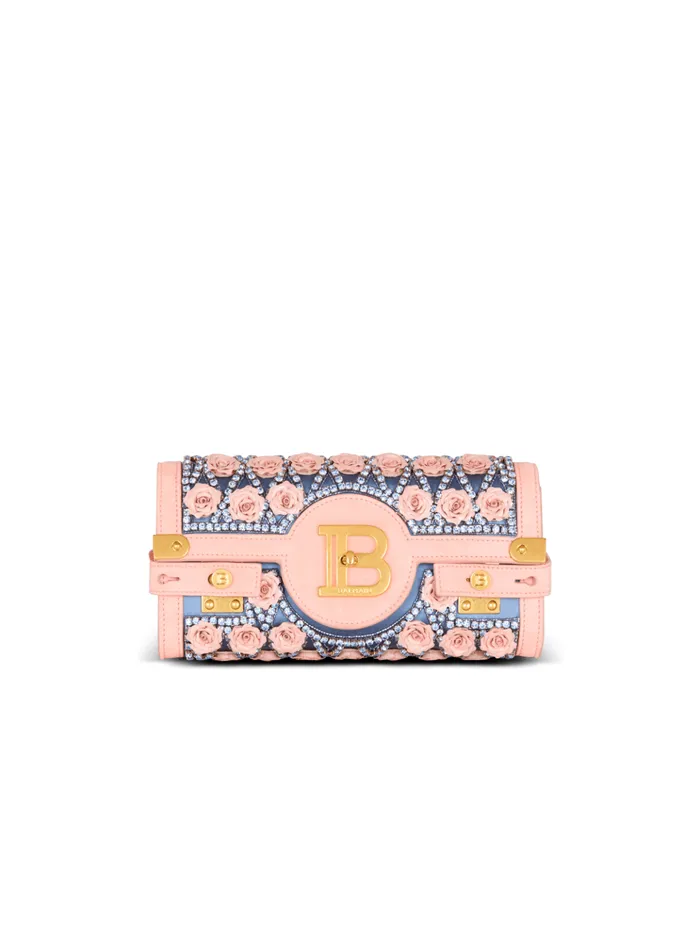 BBuzz Pouch 23 Embroidered With Diamond And Roses Multicolor Women Balmain Clutches