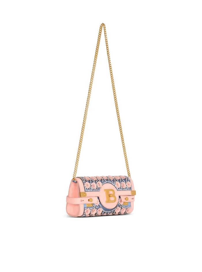 BBuzz Pouch 23 Embroidered With Diamond And Roses Multicolor Women Balmain Clutches