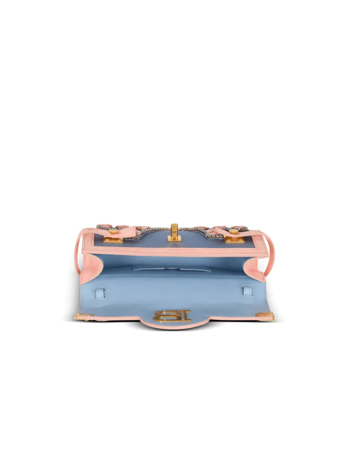 BBuzz Pouch 23 Embroidered With Diamond And Roses Multicolor Women Balmain Clutches